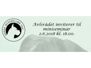 Miniseminar i forbindelse med årsvinnerutstillingen