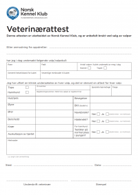Veterinærattest