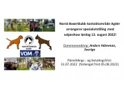 Velkommen til spesialutstilling med valpeshow i Kristiansand, Lørdag 13.08.2022